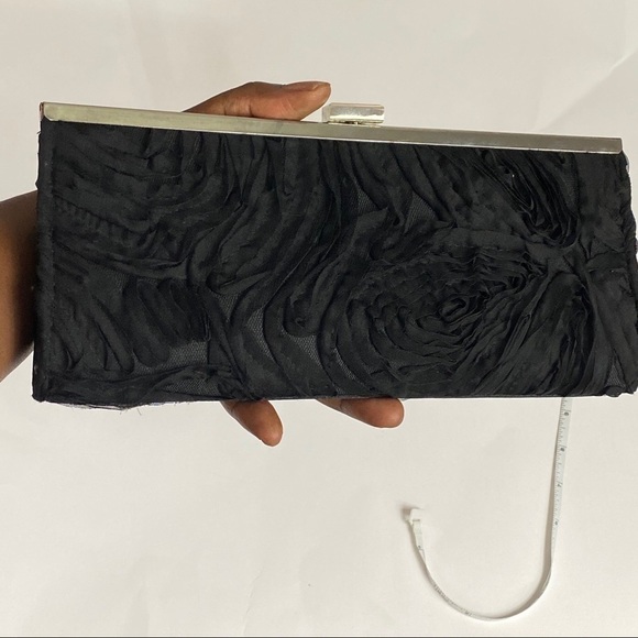 Lulu Townsend Black clutch Prom Wedding - Picture 1 of 6